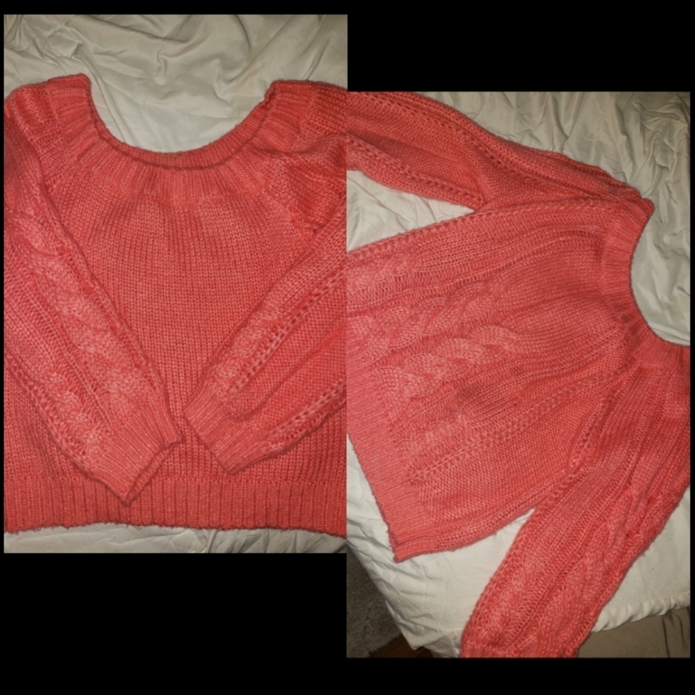 Coral Wide neck sweater